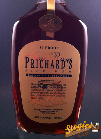 Prichard's Fine Rum - Label