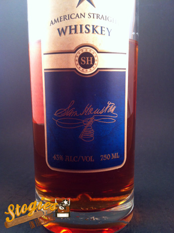Sam Houston Whiskey - Label