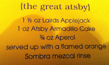 The Great Atsby Recipe - Atsby Vermouth