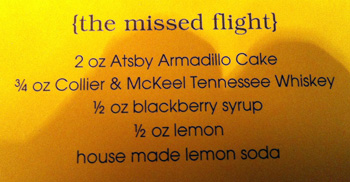 Missed Flight Recipe - Atsby Vermouth
