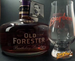 Old Forester Birthday Bourbon - Empty Glass