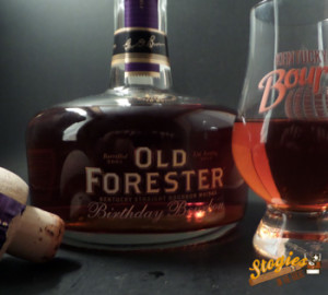 Old Forester Birthday Bourbon - and Glass