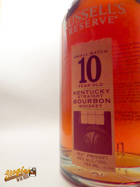 Russell's Reserve 10 Year Bourbon - Label